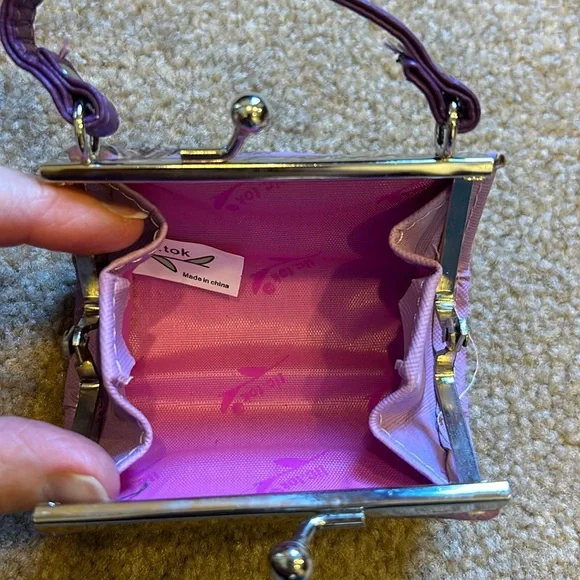 Small change pocket purse with dogs - Picture 2 of 3